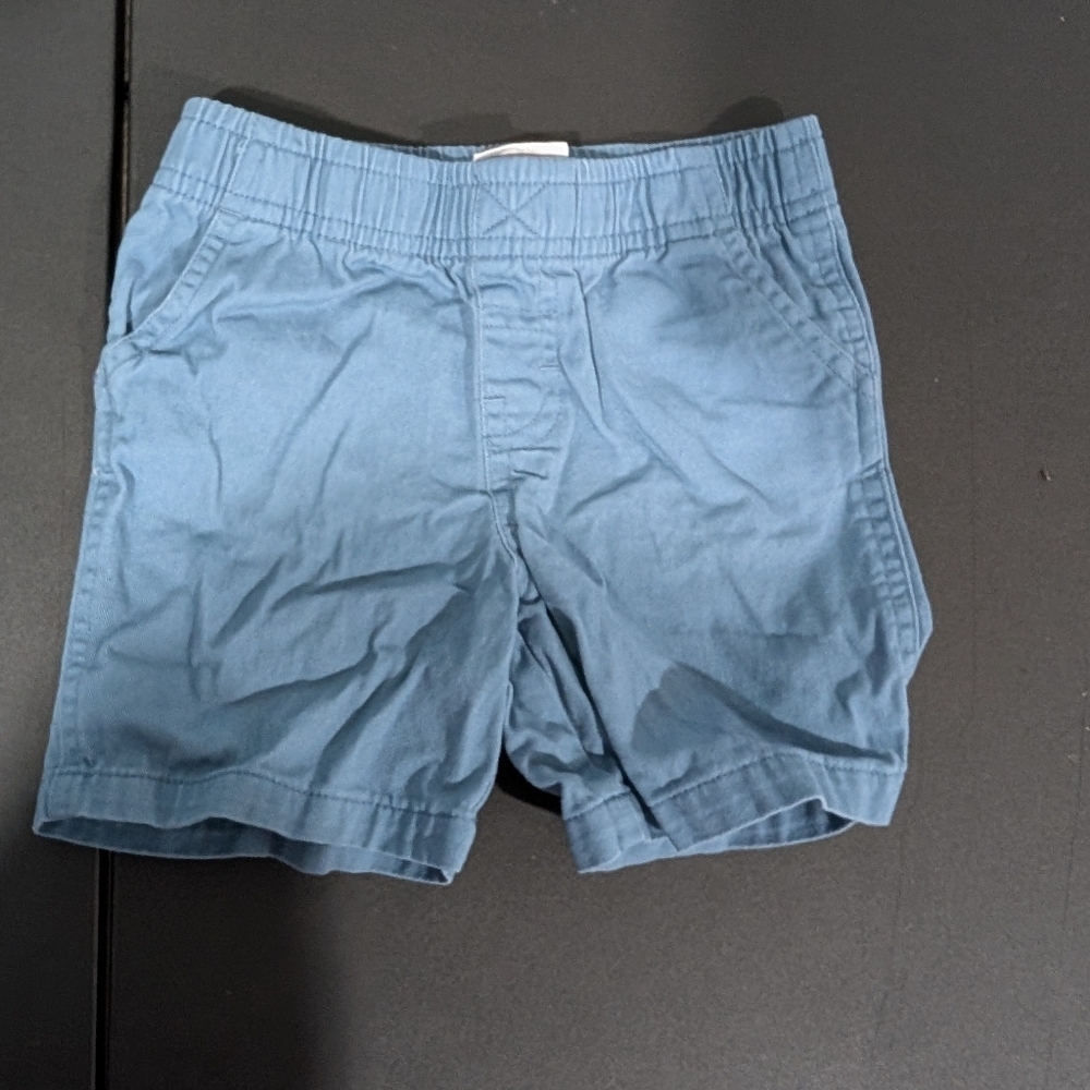 Wrangler Toddler Boy Dinosaur Print Button Down Shirt and Blue Shorts Set 3T - Picture 7 of 9